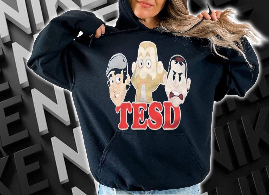 Tell 'Em Steve-Dave three heads T-shirt hoodie