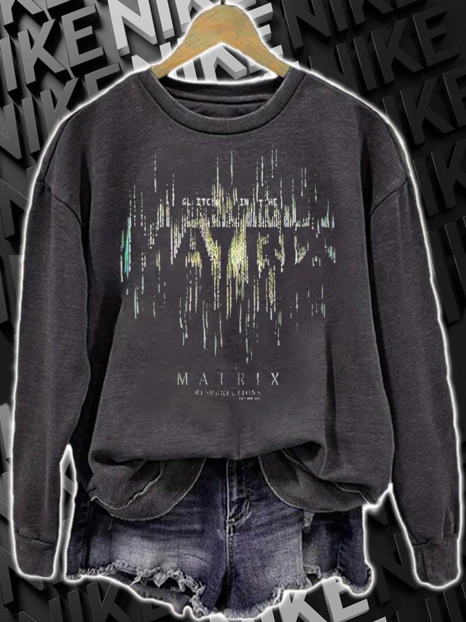 The Matrix Resurrections Glitch in the Matrix T-shirt sweatshirt