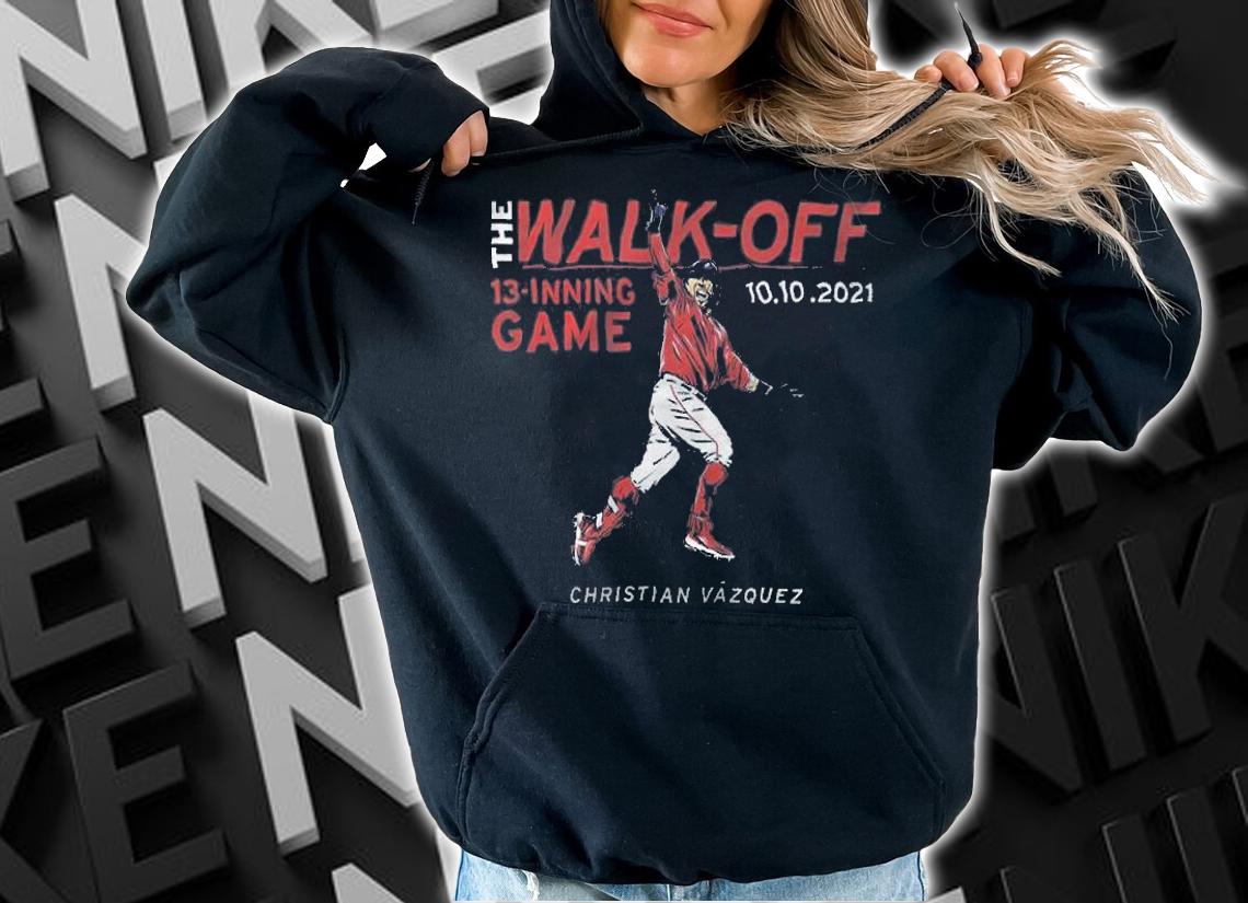 Christian Vzquez The Walk-off Red Sox 13 Inning Game shirt hoodie