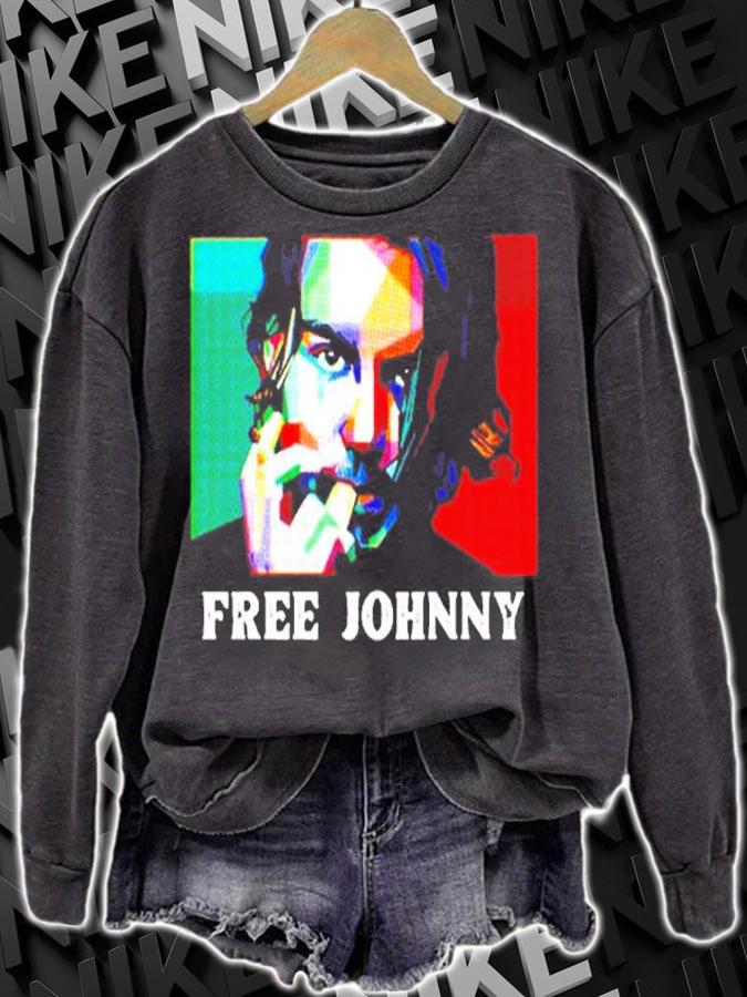 Official Free Johnny Depp Shirt sweatshirt