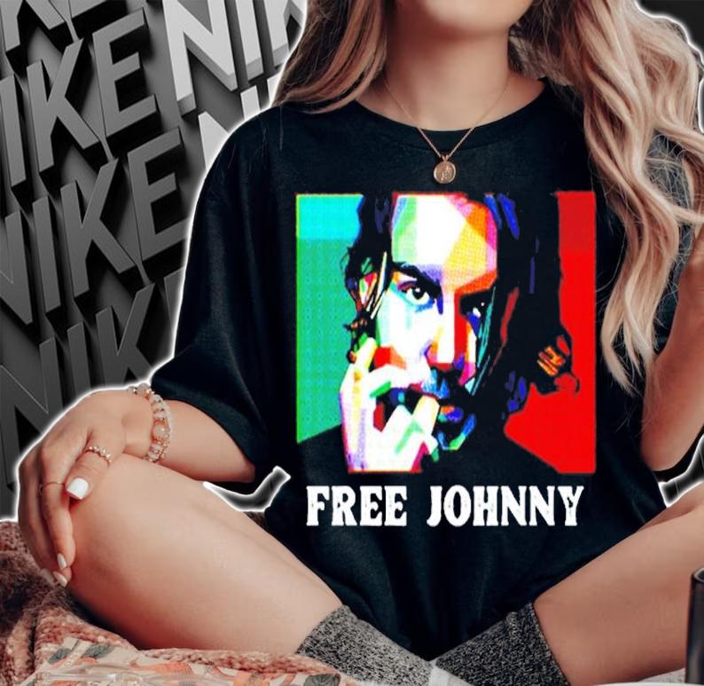 Official Free Johnny Depp Shirt woman shirt