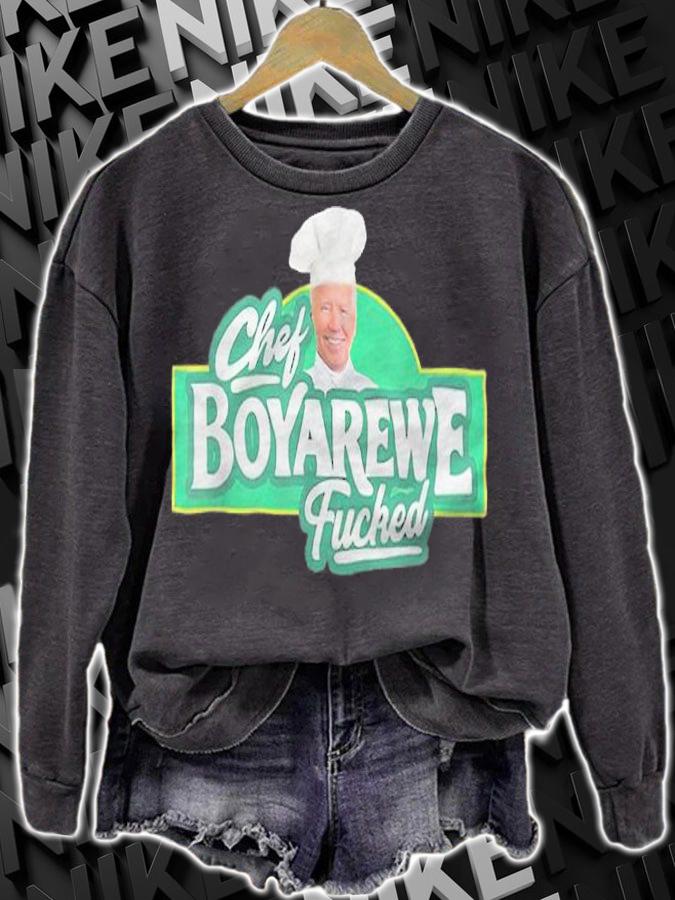 Chef Boyarewe Fucked Anti Joe Biden T-Shirt