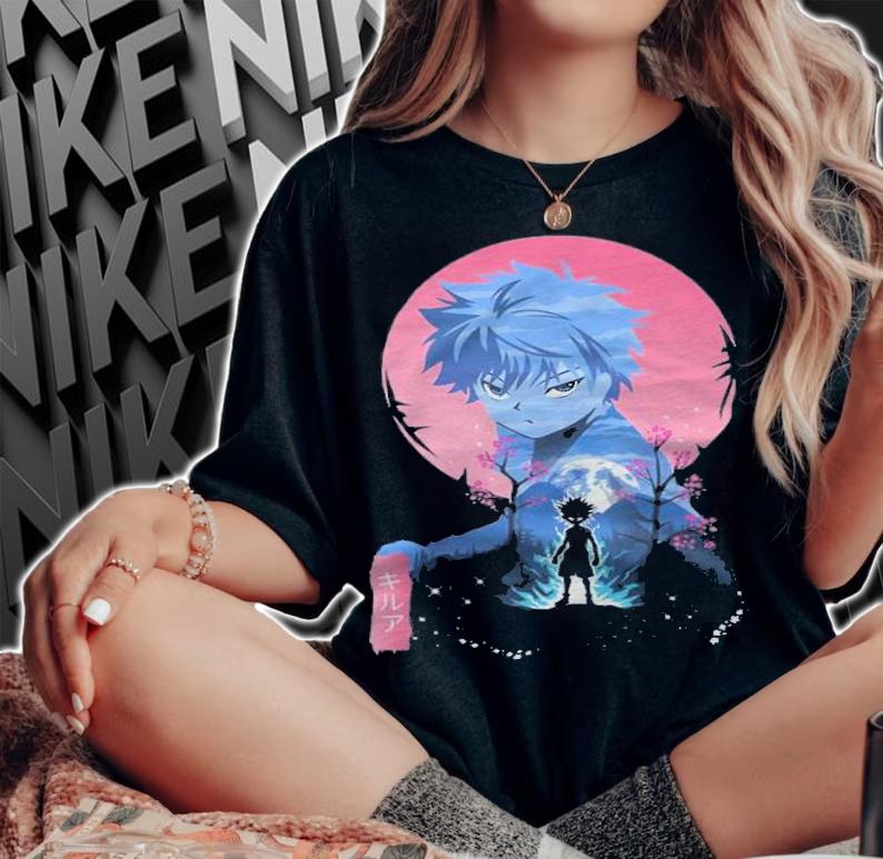 Hunter x Hunter Zoldyck Killua Japanese style T-shirt woman shirt