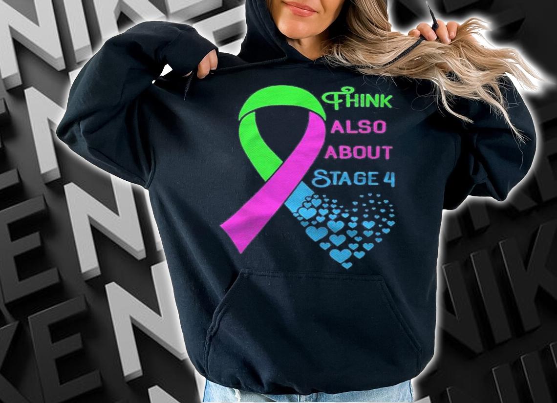 Metastatic Breast Cancer Awareness Heart Ribbon Graphic T-shirt