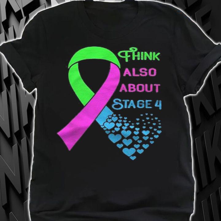 Metastatic Breast Cancer Awareness Heart Ribbon Graphic T-shirt