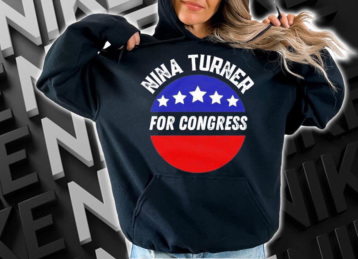 Progressive Leftist Political Nina Turner For Congress T-Shirt