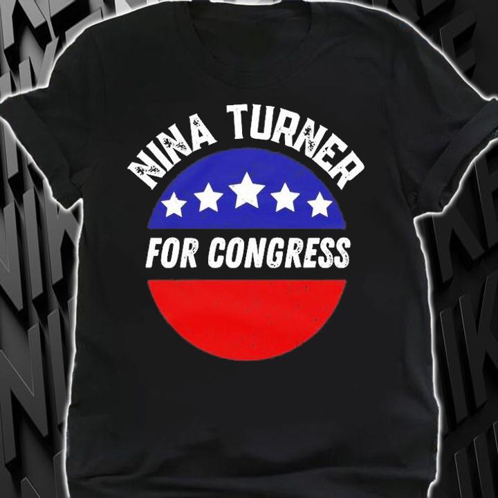 Progressive Leftist Political Nina Turner For Congress T-Shirt