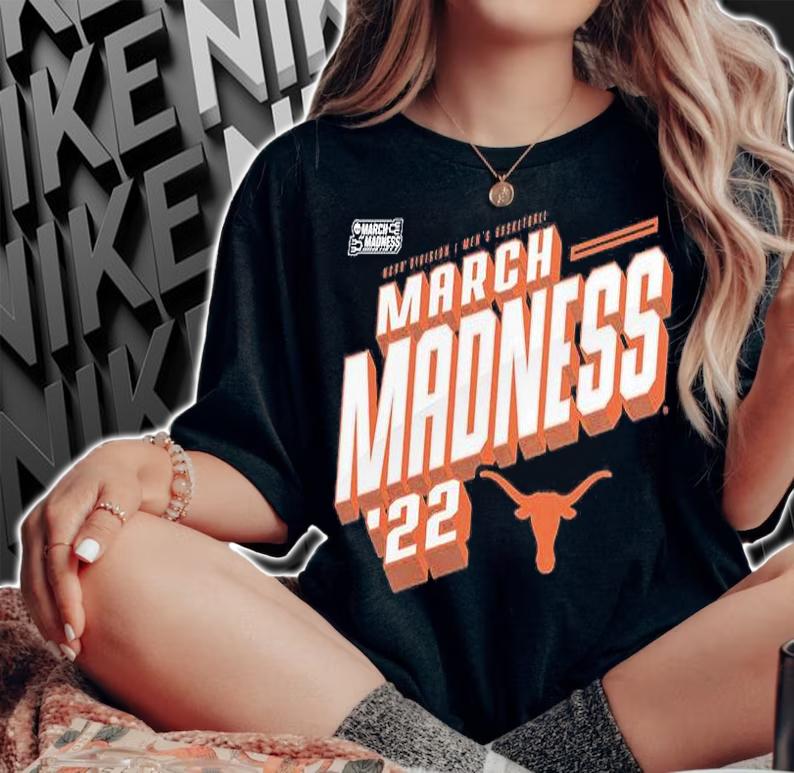 Texas Longhorns 2022 NCAA Division I Men's Basketball March Madness T-Shirt