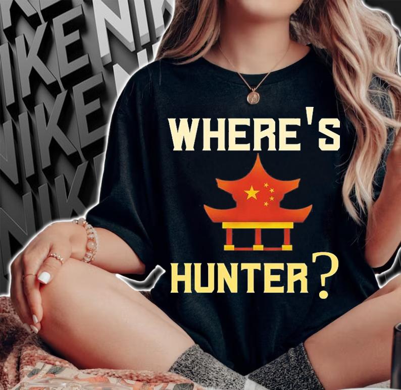 Where's Hunter Beijing Chinese T-Shirt woman shirt