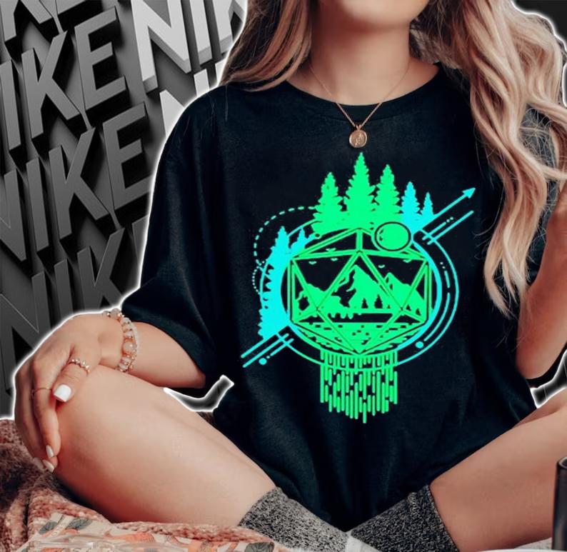 D20 Roll For Adventure Inkling T-Shirt woman shirt