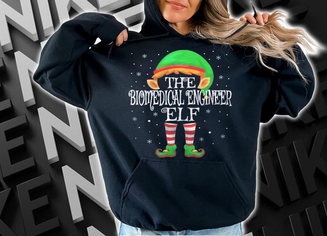 Family Matching Group Christmas The Biomedical Engineer Elf Shirt hoodie