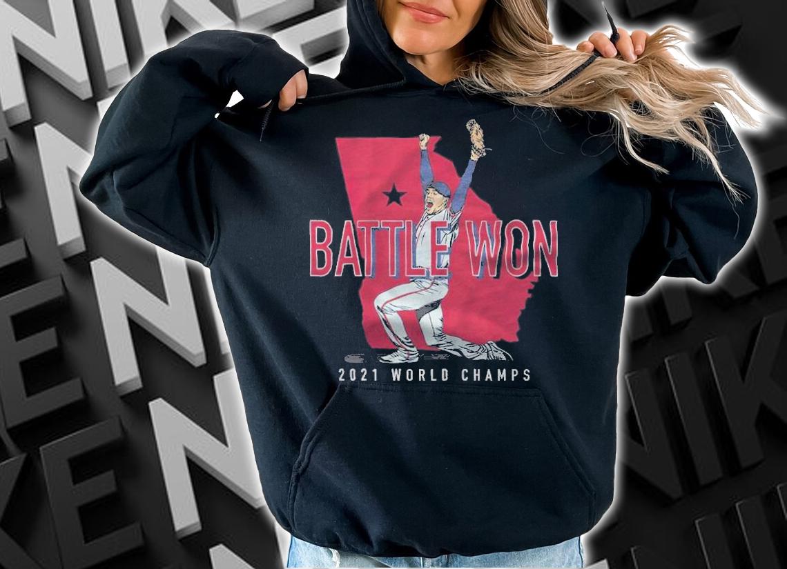 Freddie Freeman Battle Won 2021 World champs shirt hoodie
