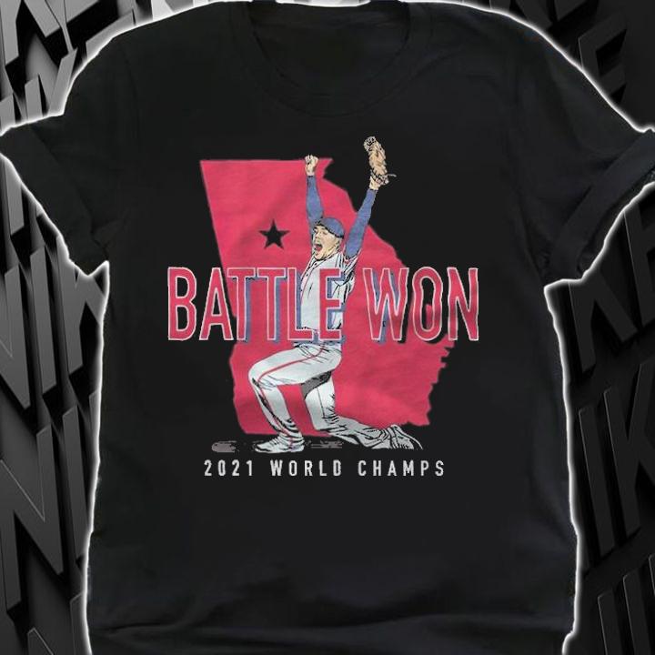 Freddie Freeman Battle Won 2021 World champs shirt shirt