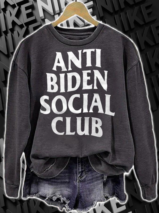 Hot anti Biden Social Club Anti Joe Biden T-Shirt sweatshirt