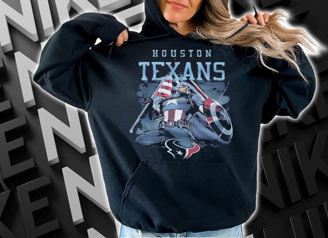 Houston Texans Chris Evans Captain America T-shirt hoodie