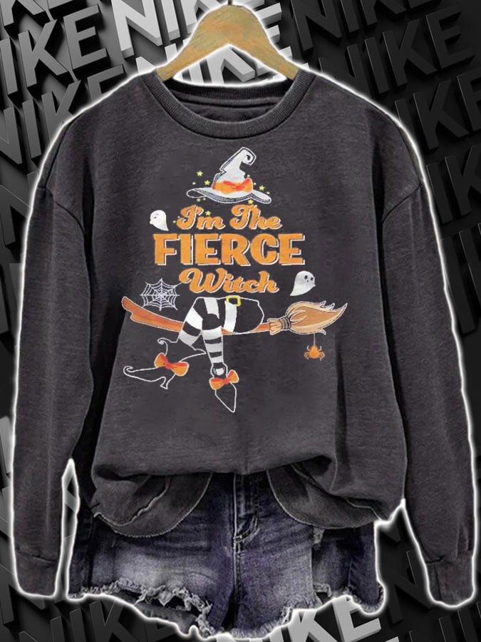 Im The Fierce Witch Costume Halloween Matching Group Shirt