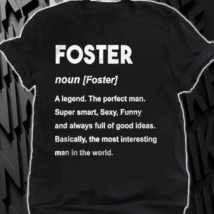 Mens Foster Name Shirt Foster T-shirt shirt