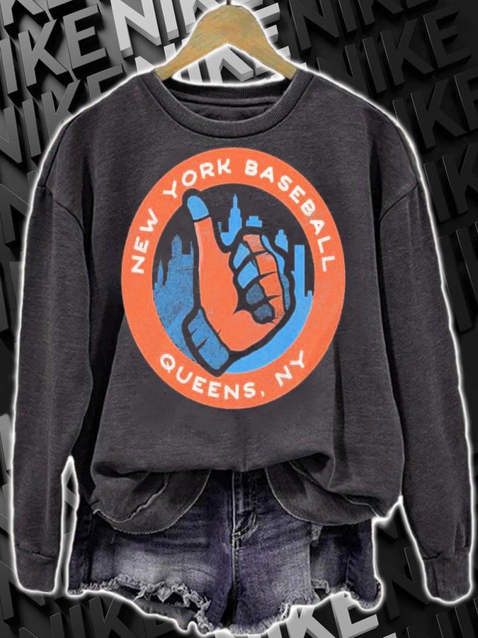 Thumbs Up New York Baseball Queens NY Shirt sweatshirt