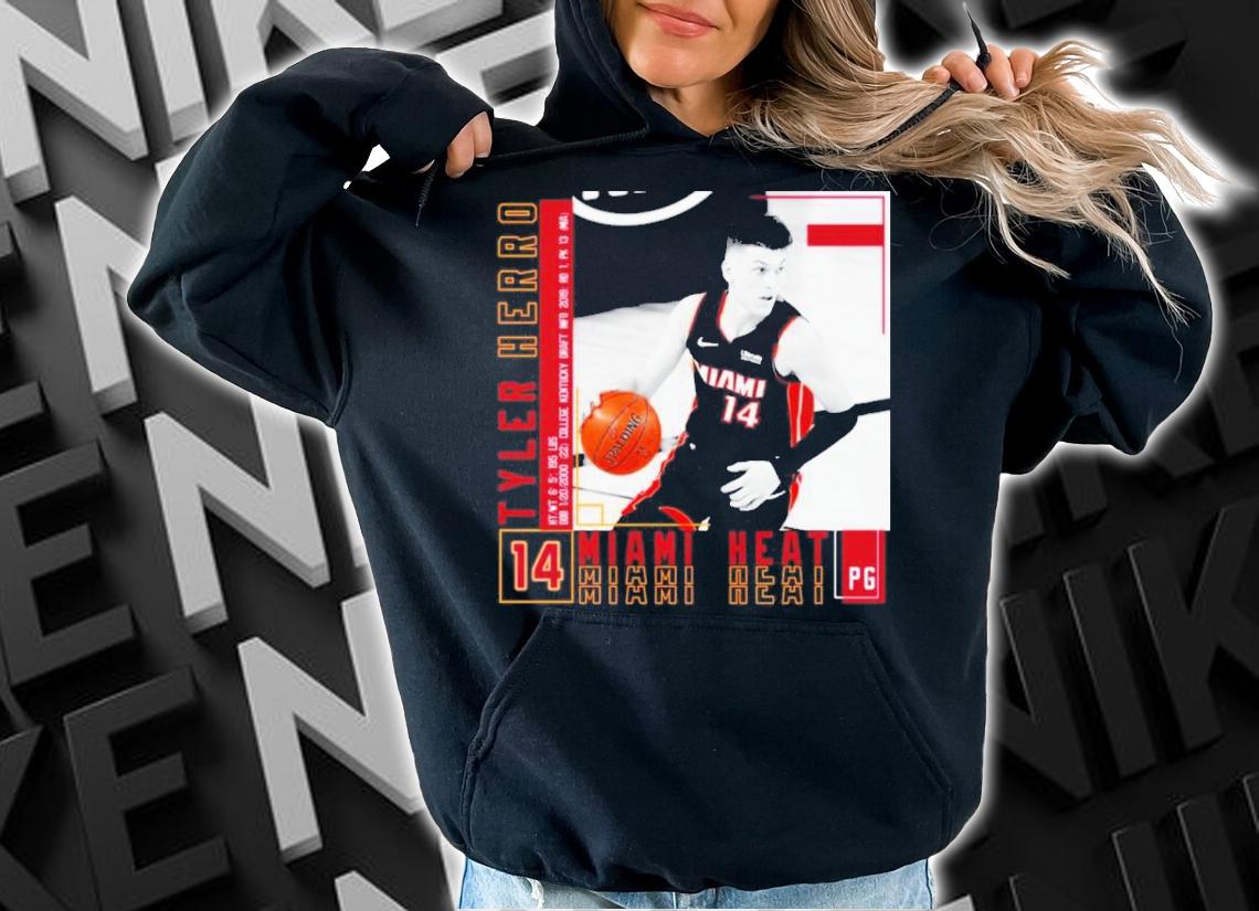Tyler Herro Miami Basketball Poster Heat Shirt hoodie