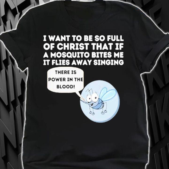 Womens Mosquito Joke Funny Christian Bible & Jesus T-Shirt