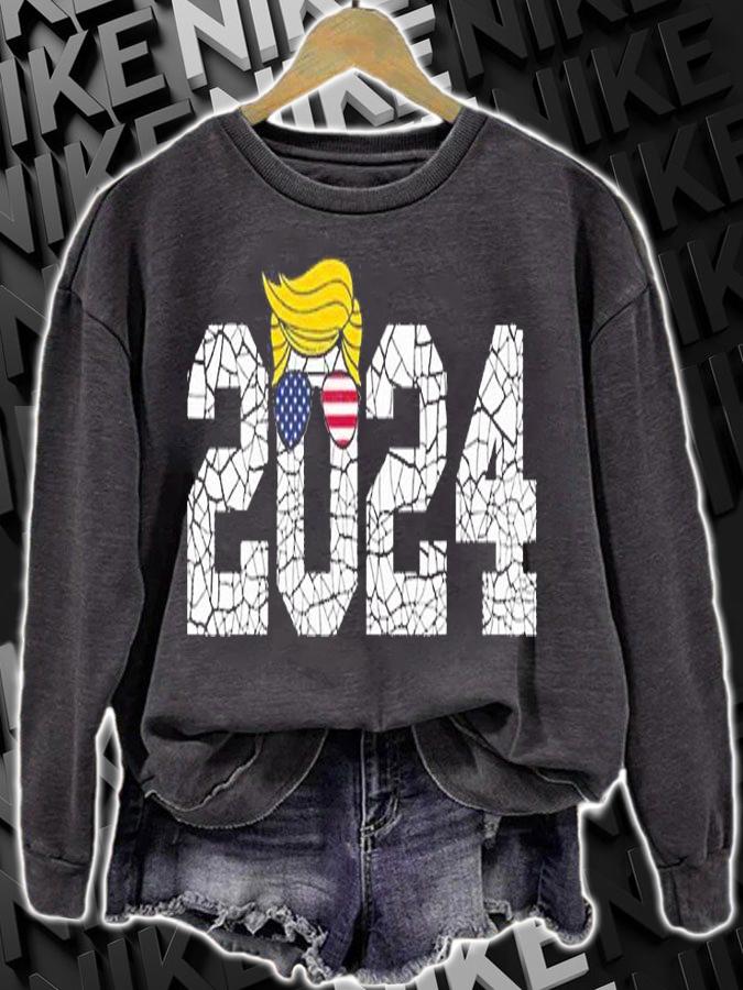 Womens Trump 2024 Election Keep America Great 2020 T-Shirt sweatshirt