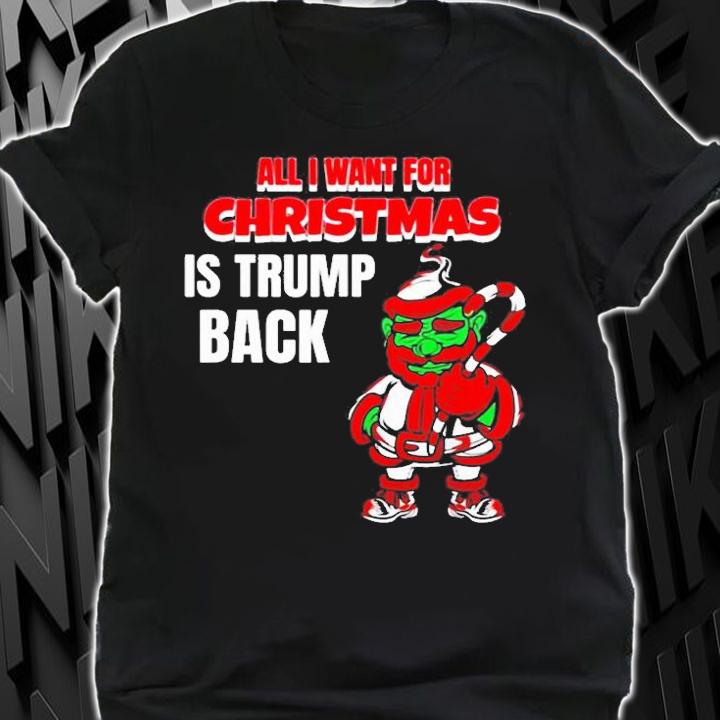 Is Trump Back Pro Trump Christmas 2021 T-Shirt