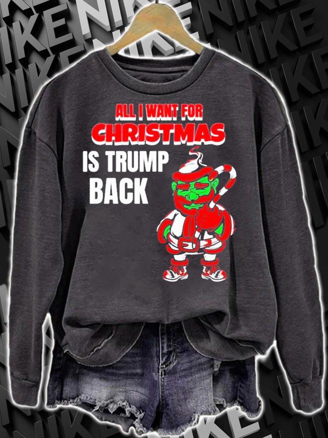 Is Trump Back Pro Trump Christmas 2021 T-Shirt