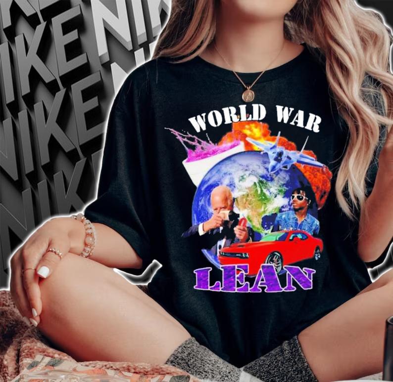 Joe Biden X Chief Keef World War Lean Shirt woman shirt