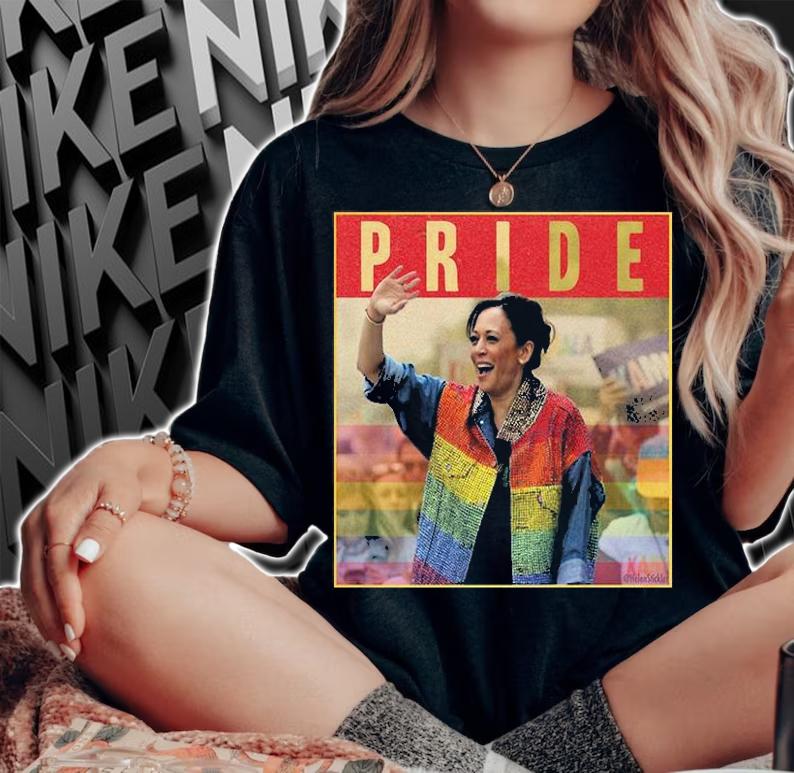 Kamala Harris Pride T-Shirt woman shirt