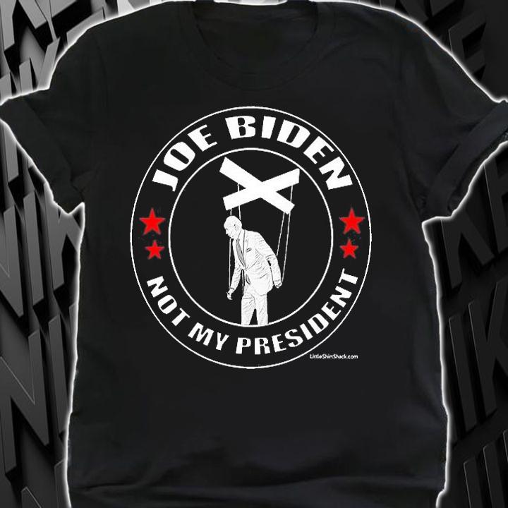 Joe Biden Is Not My President. Puppet. Pelosi Trump 2024 T-Shirt shirt