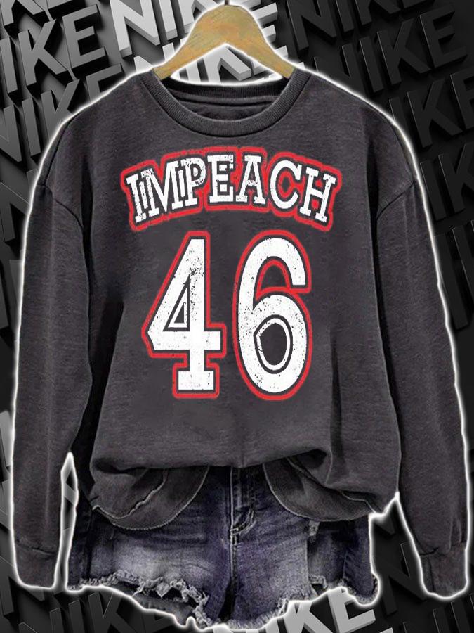 Nice Impeach 46 Biden President T-Shirt sweatshirt
