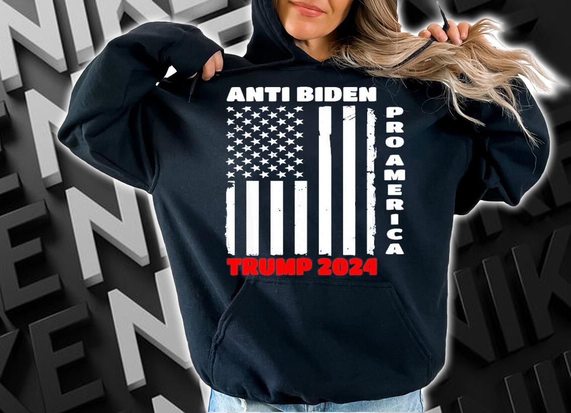 Pro America Anti Biden Flag USA Joe 4th July T-Shirt