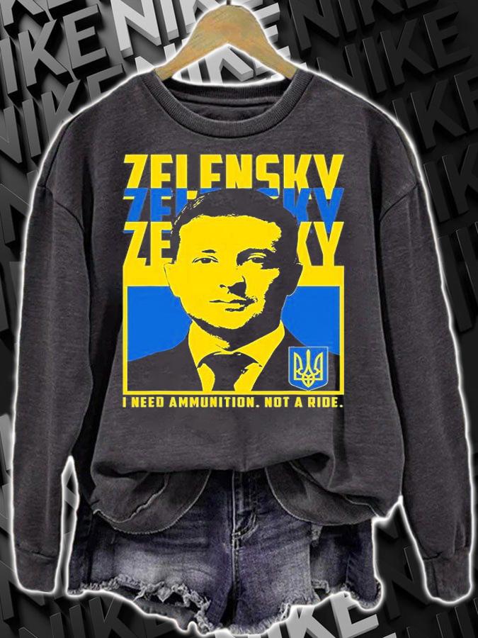 Volodymyr Zelensky Shirt, Ukraine Ukrainian Flag Shirt T-Shirt