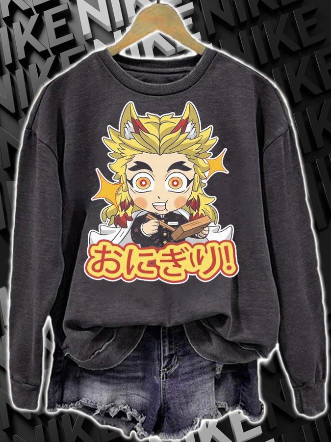 Demon Slayer Rengoku Kyojuro food cute T-shirt