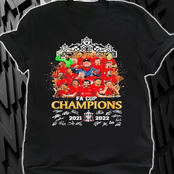 FA Cup Champions 2021-2021 signatures shirt