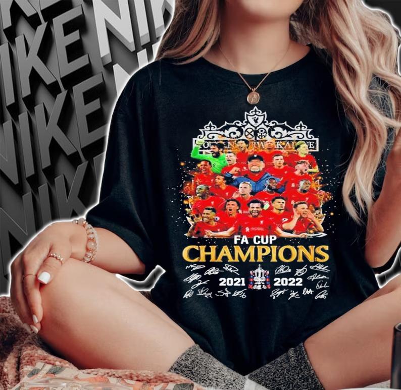 FA Cup Champions 2021-2021 signatures shirt