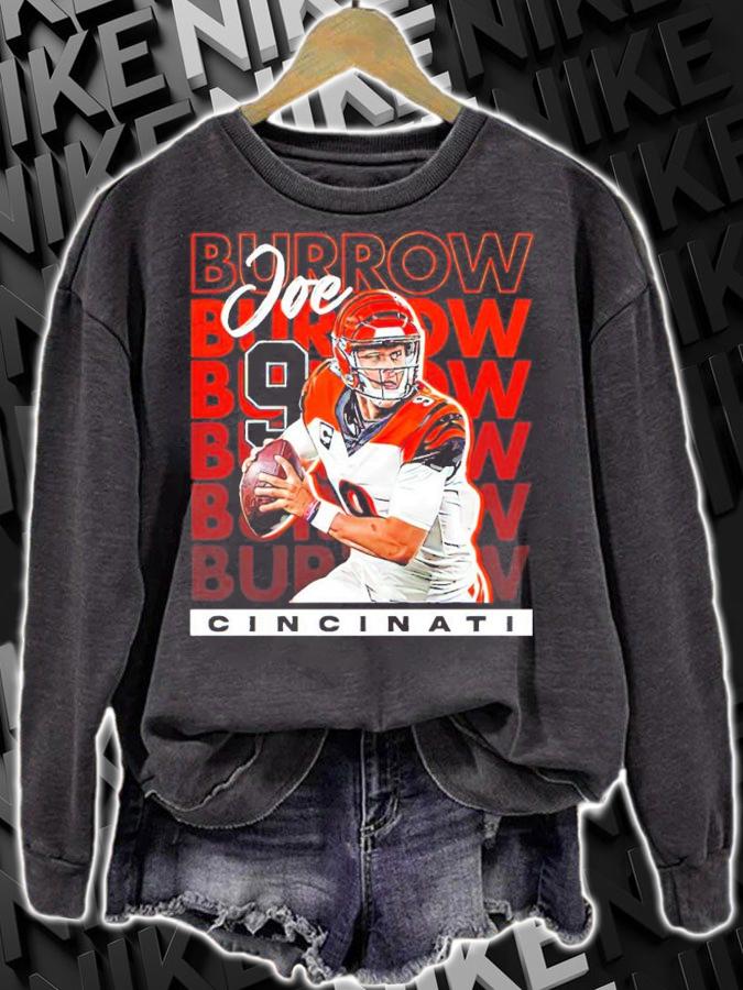 Joe Burrow No.9 Cincinnati Bengals Shirt sweatshirt