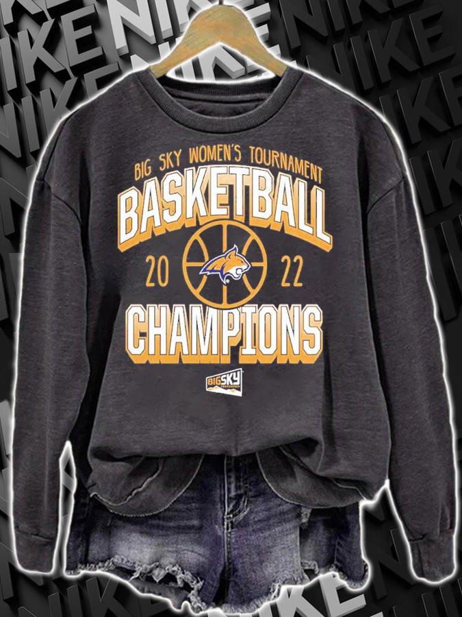 Montana State Bobcats Big Sky Women's Basketball Conference Tournament Champions 2022 Shirt sweatshirt