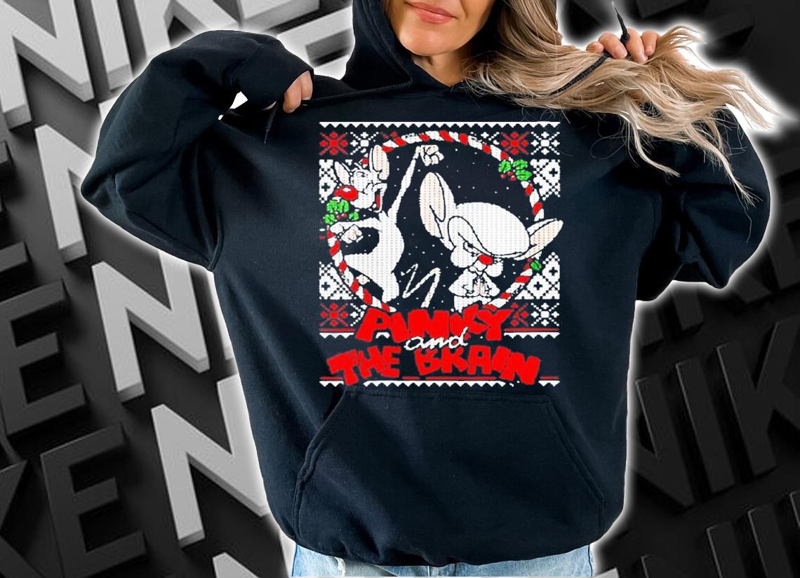 Pinky And The Brain Christmas Ugly Christmas T-Shirt hoodie