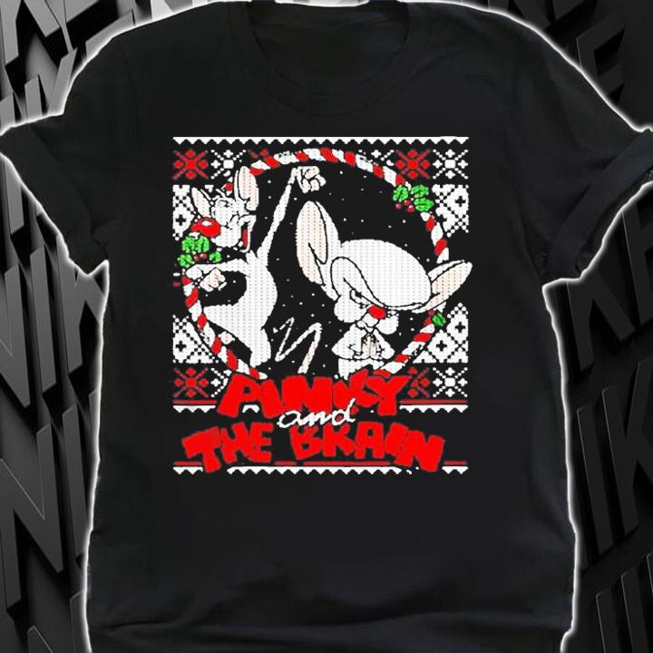 Pinky And The Brain Christmas Ugly Christmas T-Shirt shirt