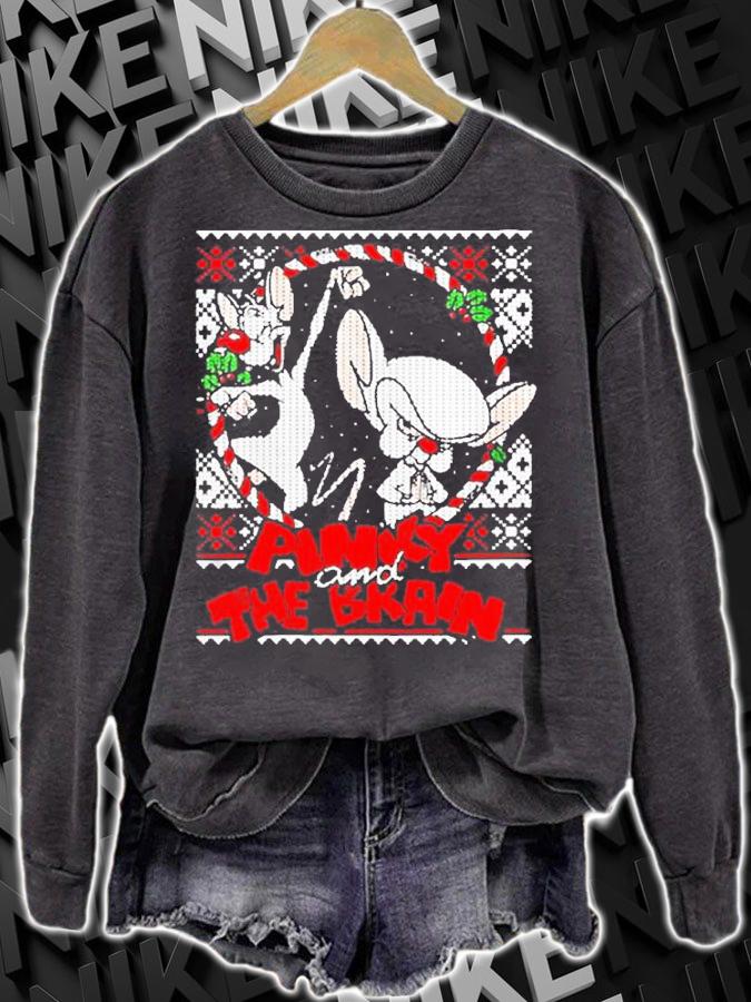 Pinky And The Brain Christmas Ugly Christmas T-Shirt sweatshirt