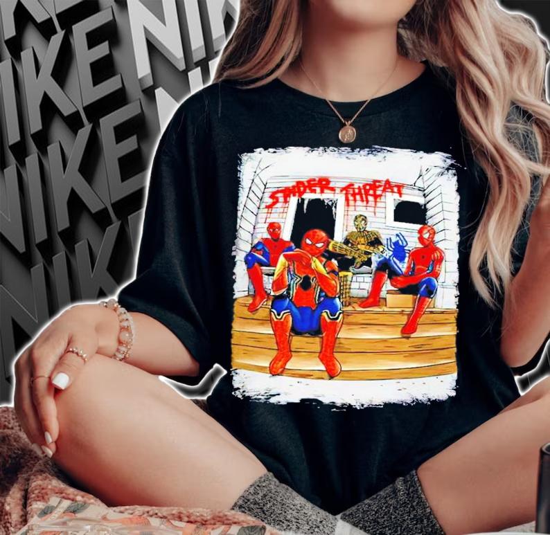 Spider-Man Spider Threat Shirt woman shirt
