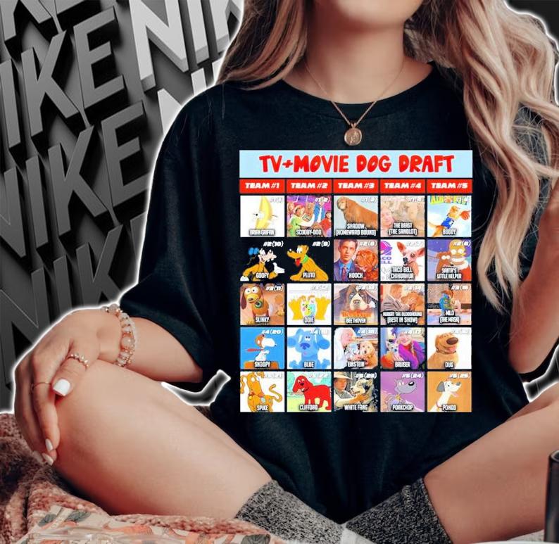 TV Movie Dog Draft shirt