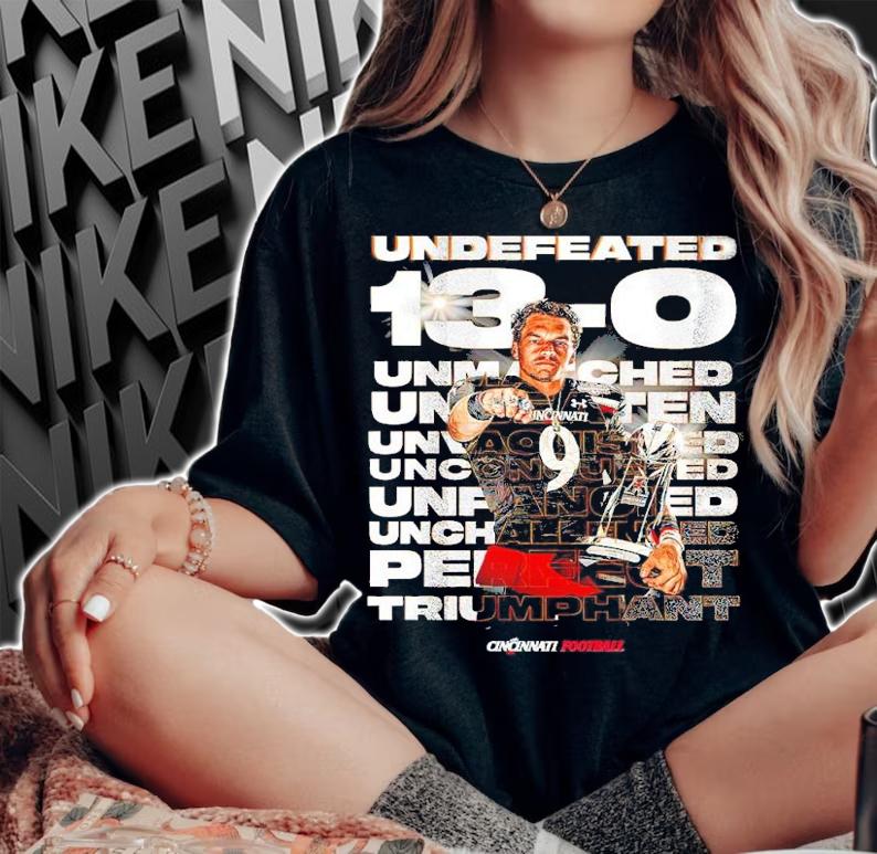 Undefeated 13-0 Cincinnati Football Shirt woman shirt