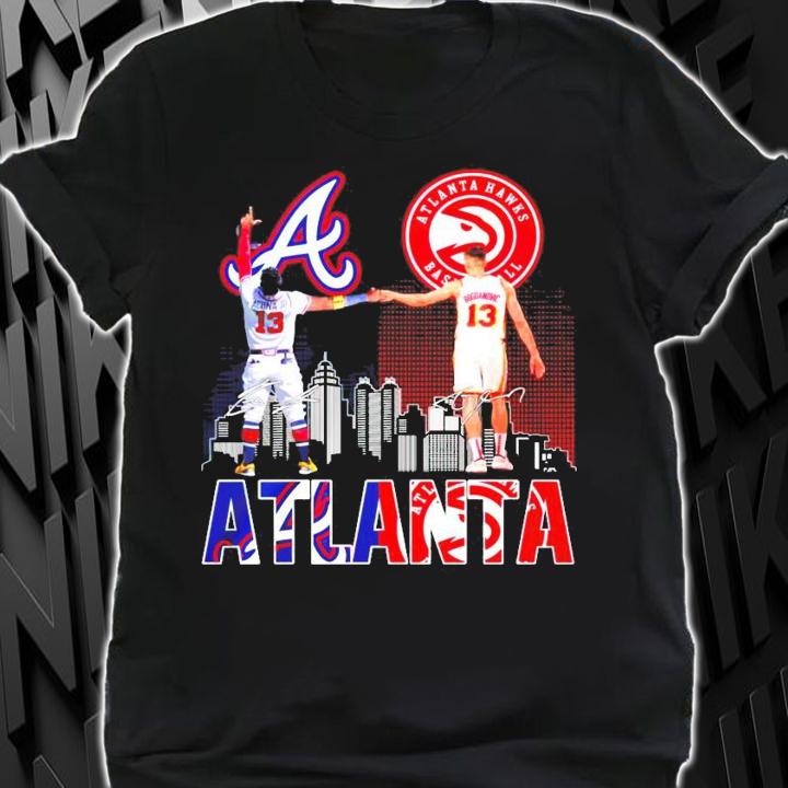 Atlanta Freddie Freeman vs Bogdan Bogdanovic signature t-shirt shirt
