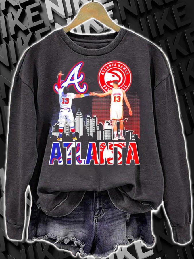 Atlanta Freddie Freeman vs Bogdan Bogdanovic signature t-shirt sweatshirt