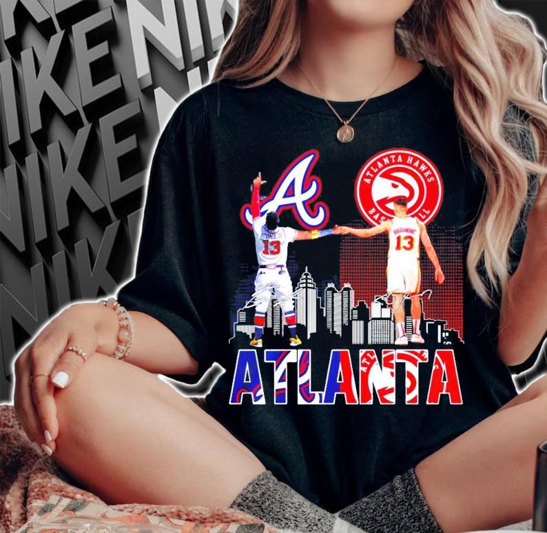 Atlanta Freddie Freeman vs Bogdan Bogdanovic signature t-shirt woman shirt