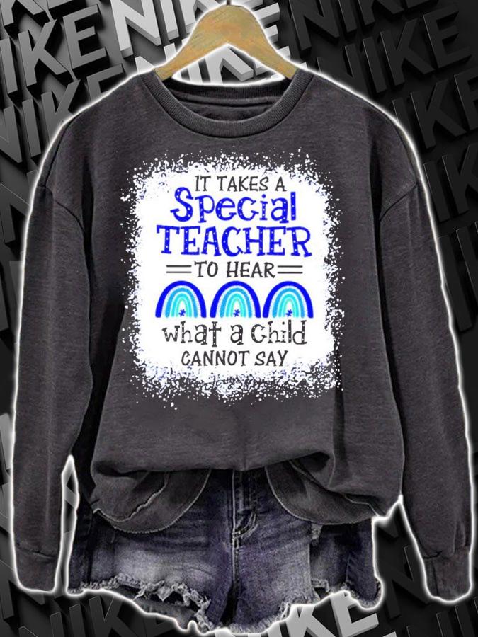 It takes a special teacher to hear what a child cannot say shirt