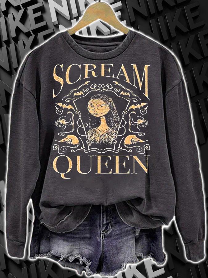 Disney The Nightmare Before Christmas Halloween Scream Queen T-shirt