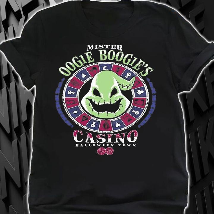 Oogies Mister Oogie Boogie's Casino Halloween Town T-Shirt shirt